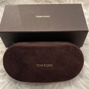 Tom Ford Sunglass Case with cleaning cloth and BOX